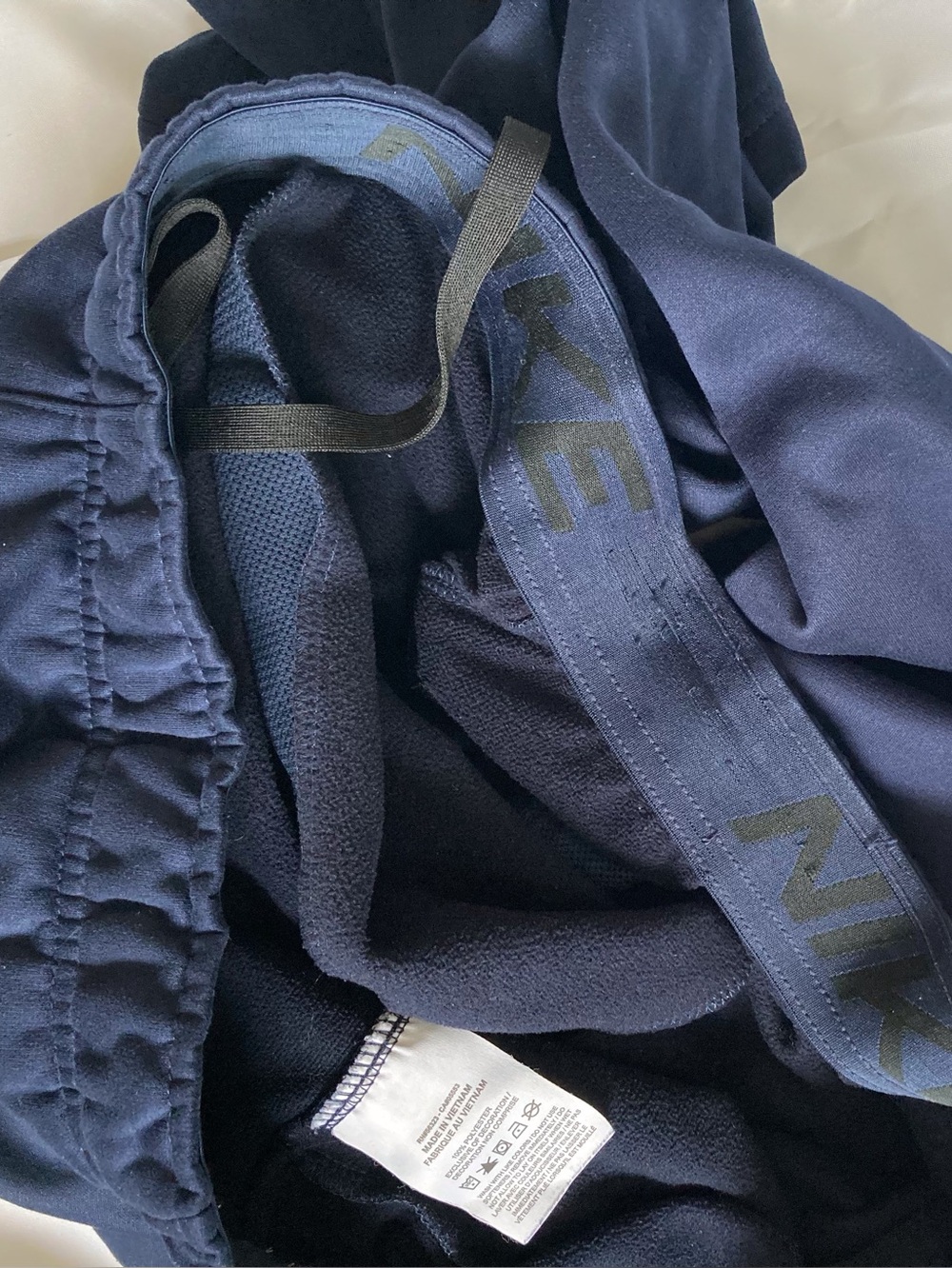 Nike Therma-FIT Men’s Open-Hem Fleece Fitness Pants Obsidian/Navy XL DQ4856-451 - Picture 13 of 14